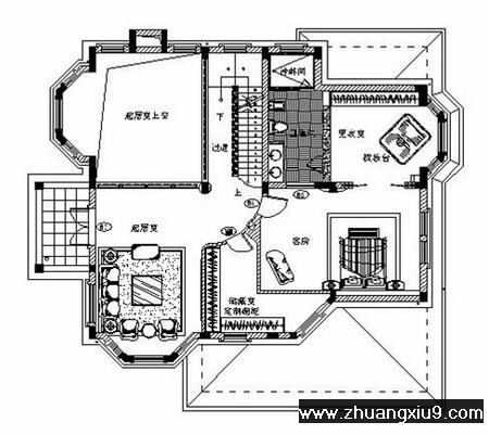 三款别墅装修设计平面图2016