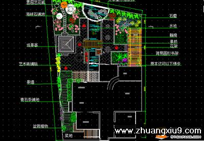 别墅庭院景观规划详图